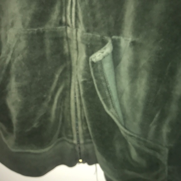 Juicy dark green zip up - Picture 3 of 4